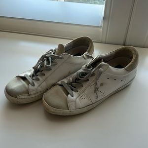 Golden Goose white and suede sneakers Size 37